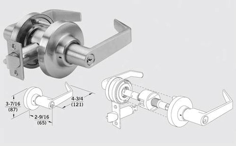 Dorma CL700 Series Locks, Handles, Knobs